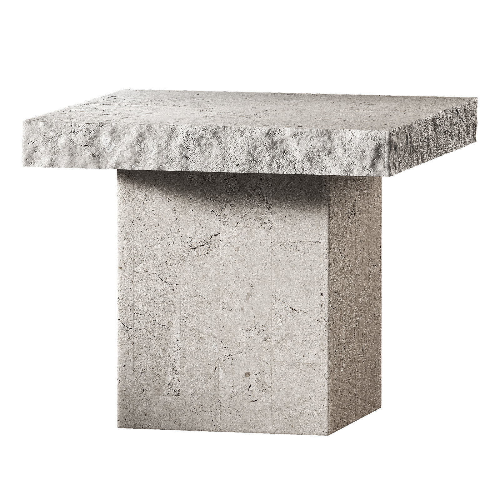 Orilla Coffee table Side table Engold rough rocky edge 3D model_1