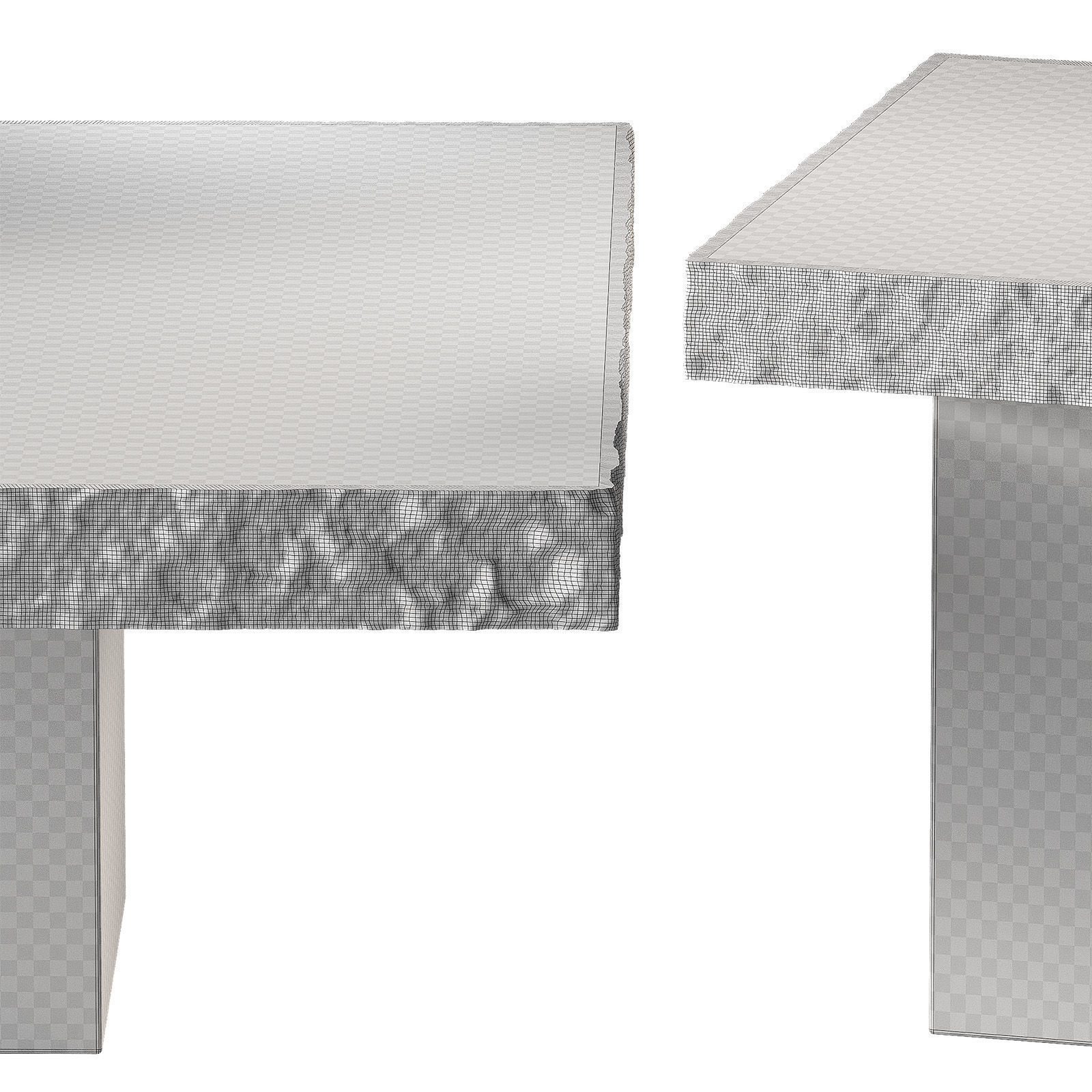 Orilla Coffee table Side table Engold rough rocky edge 3D model_7