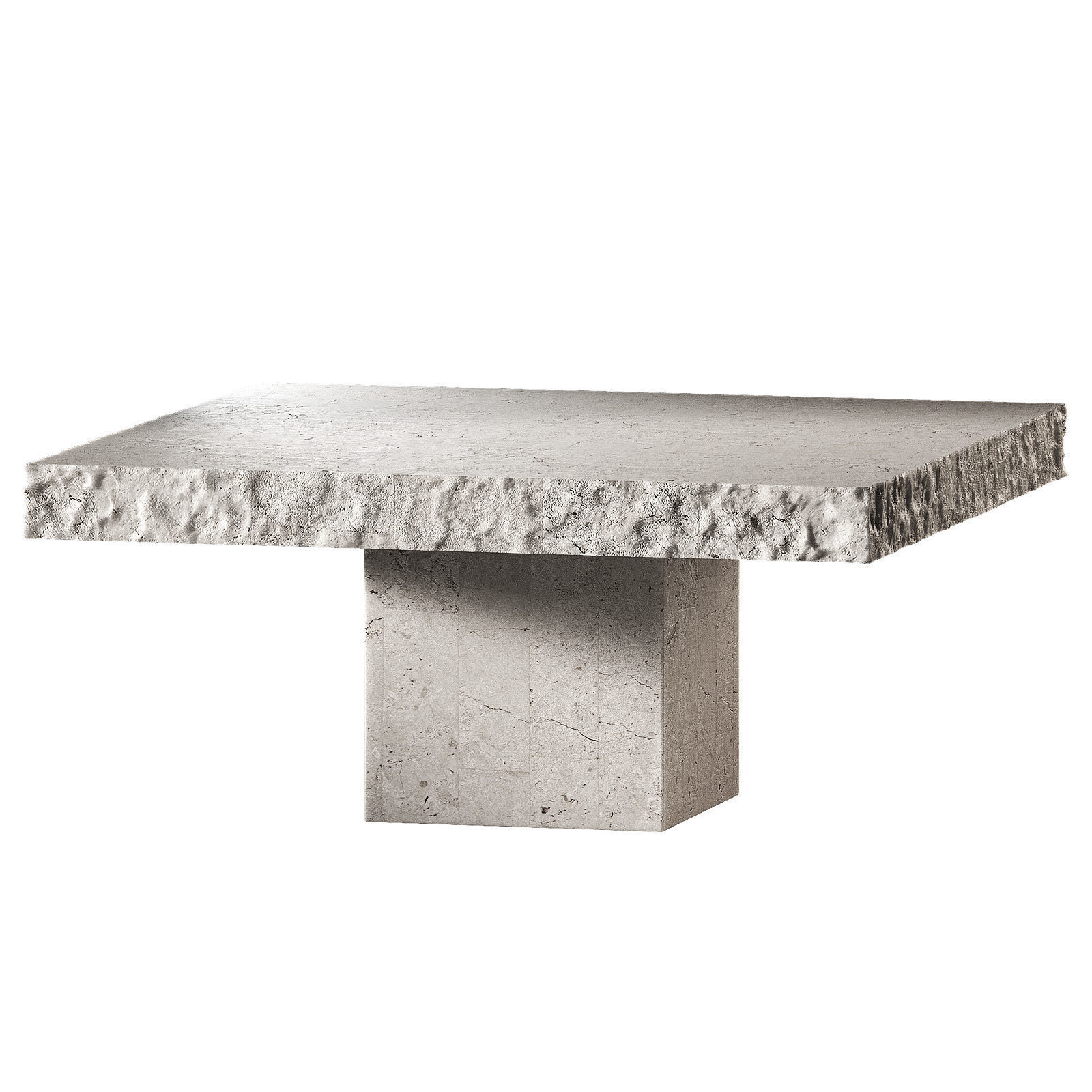 Orilla Coffee table Side table Engold rough rocky edge 3D model_2