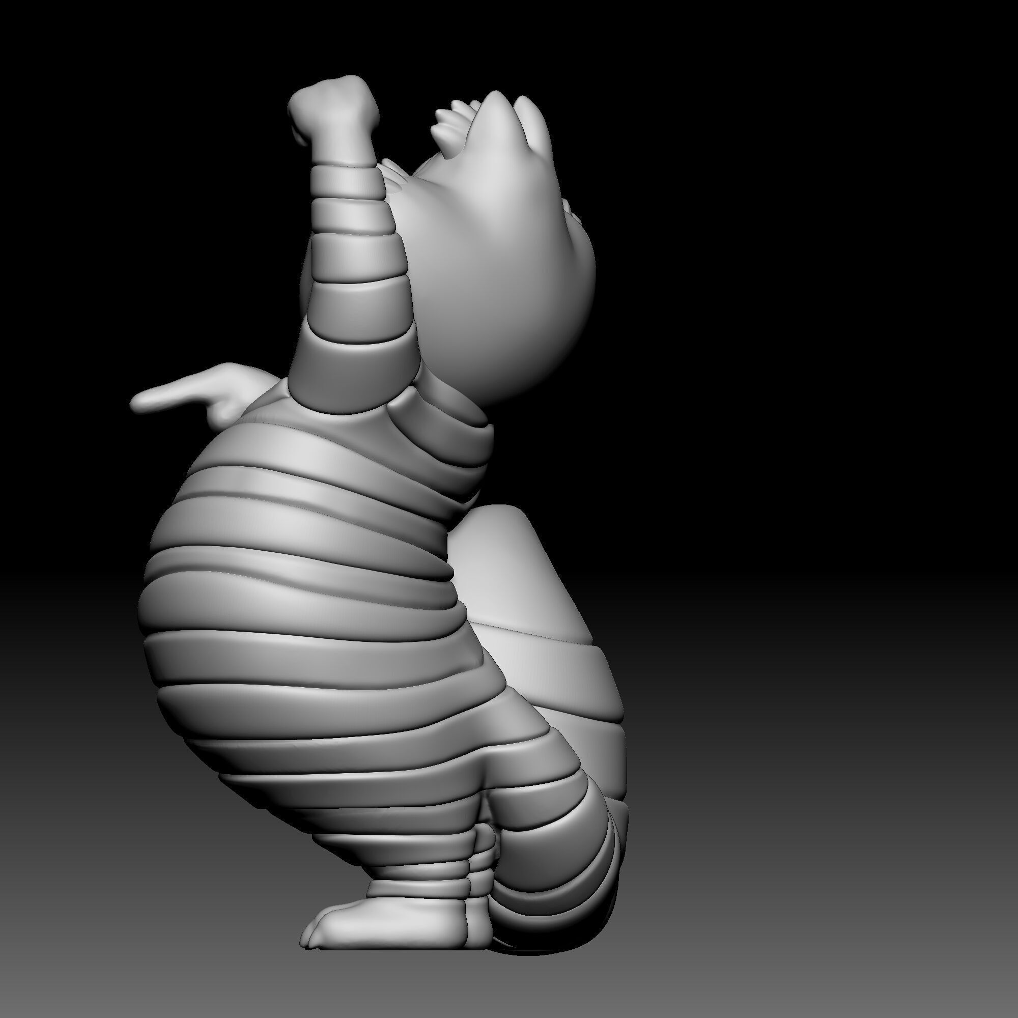 Cheshire cat - Alice in Wonderland - 030 3D print model_3