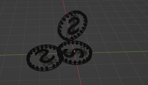 Gold Coin Free low-poly 3D model_8