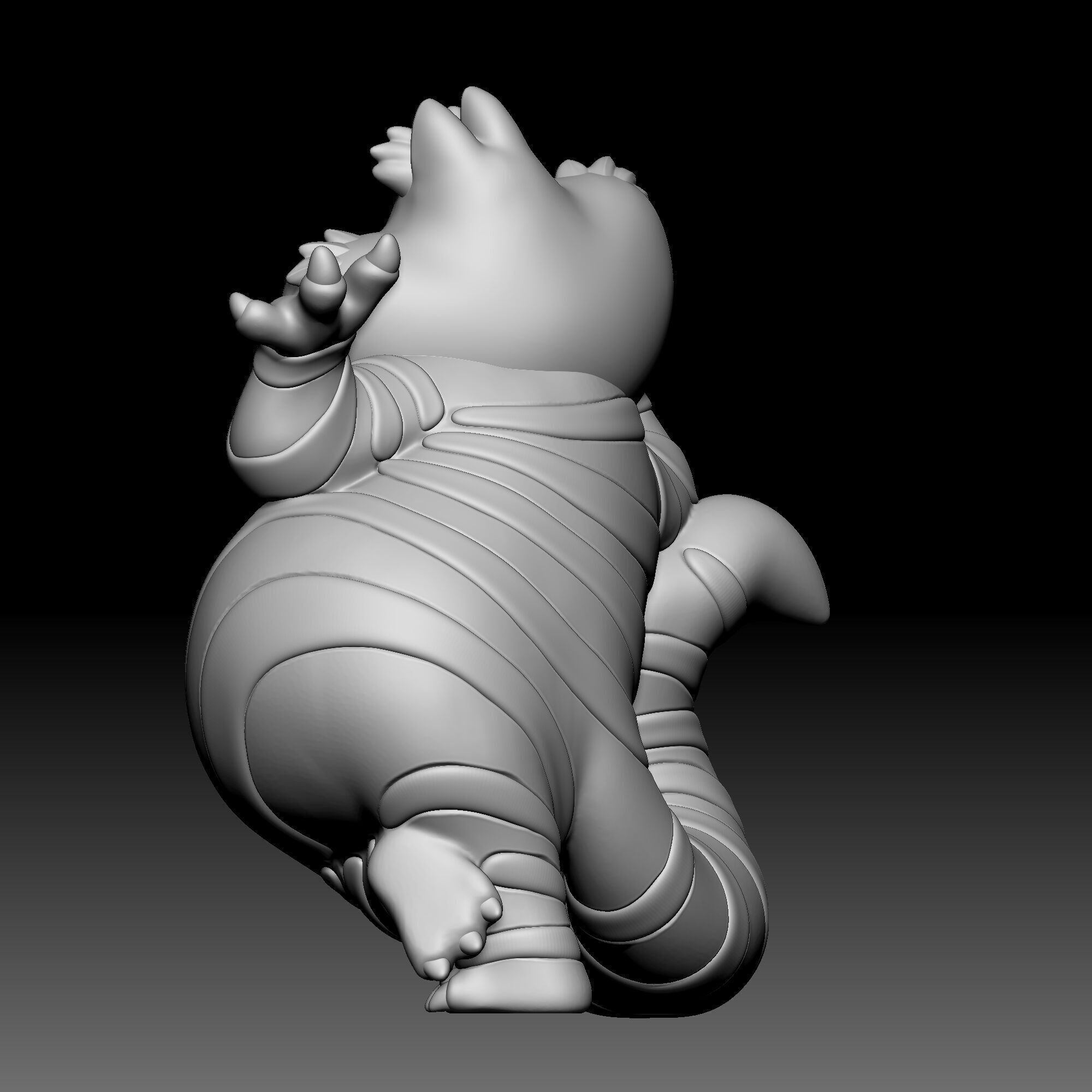Cheshire cat - Alice in Wonderland - 020 3D print model_3