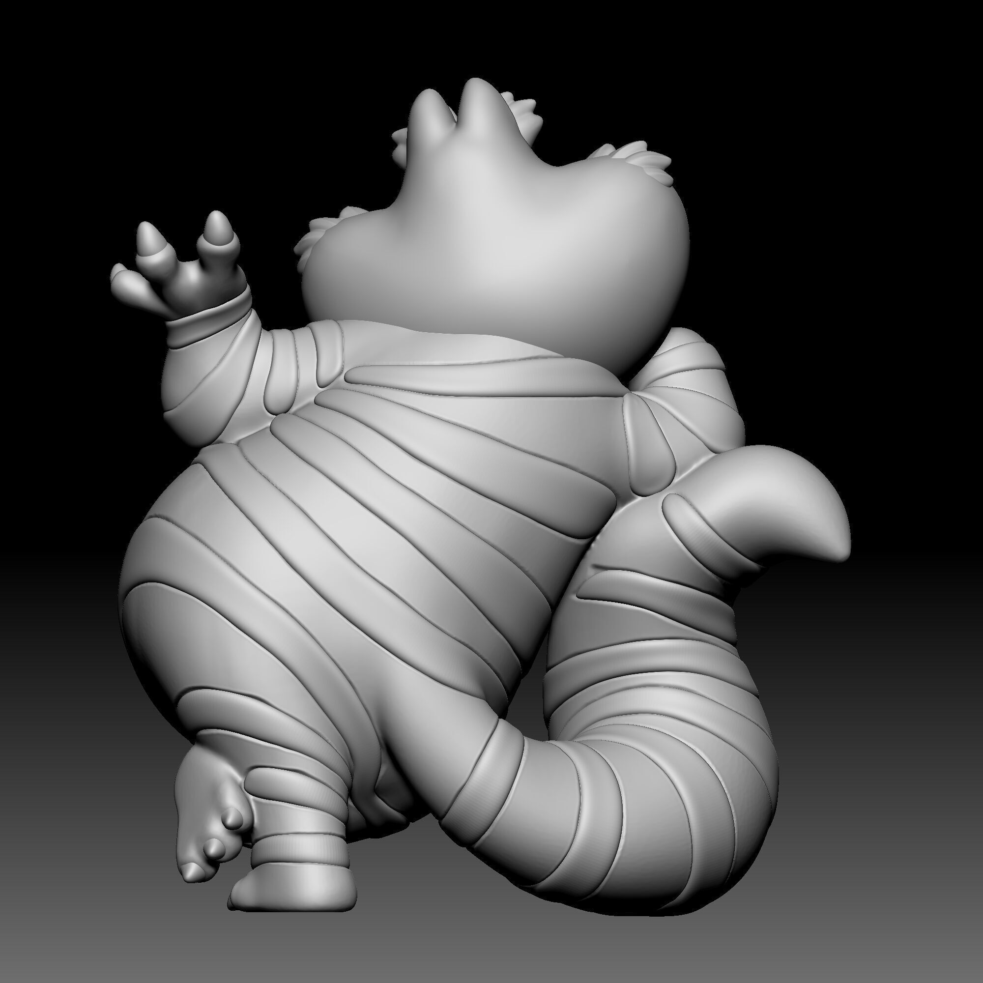 Cheshire cat - Alice in Wonderland - 020 3D print model_4
