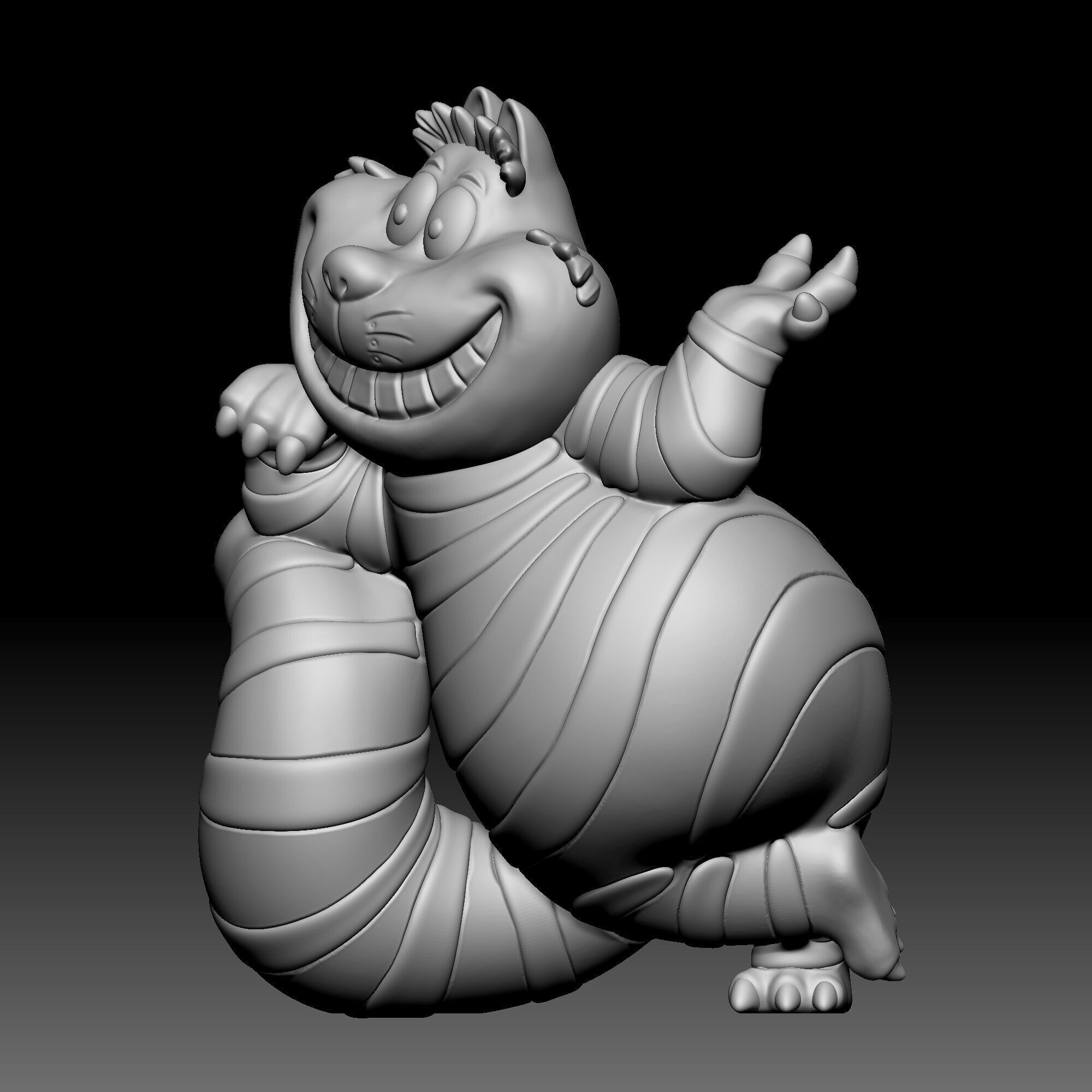 Cheshire cat - Alice in Wonderland - 020 3D print model_1