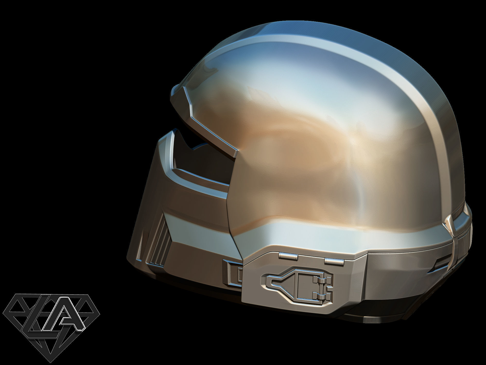 B-01 Tactical helmet 3D print model_8
