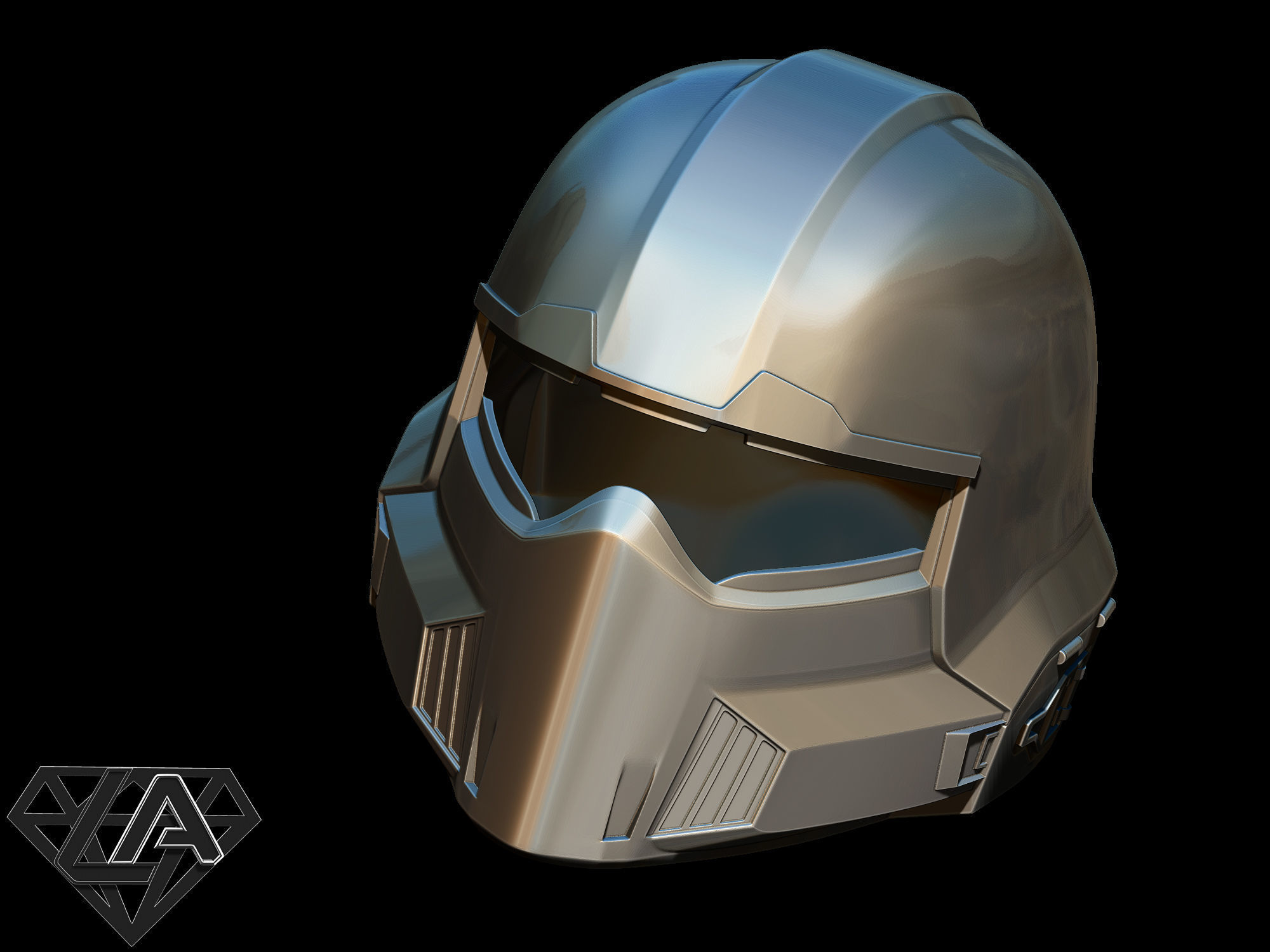 B-01 Tactical helmet 3D print model_2