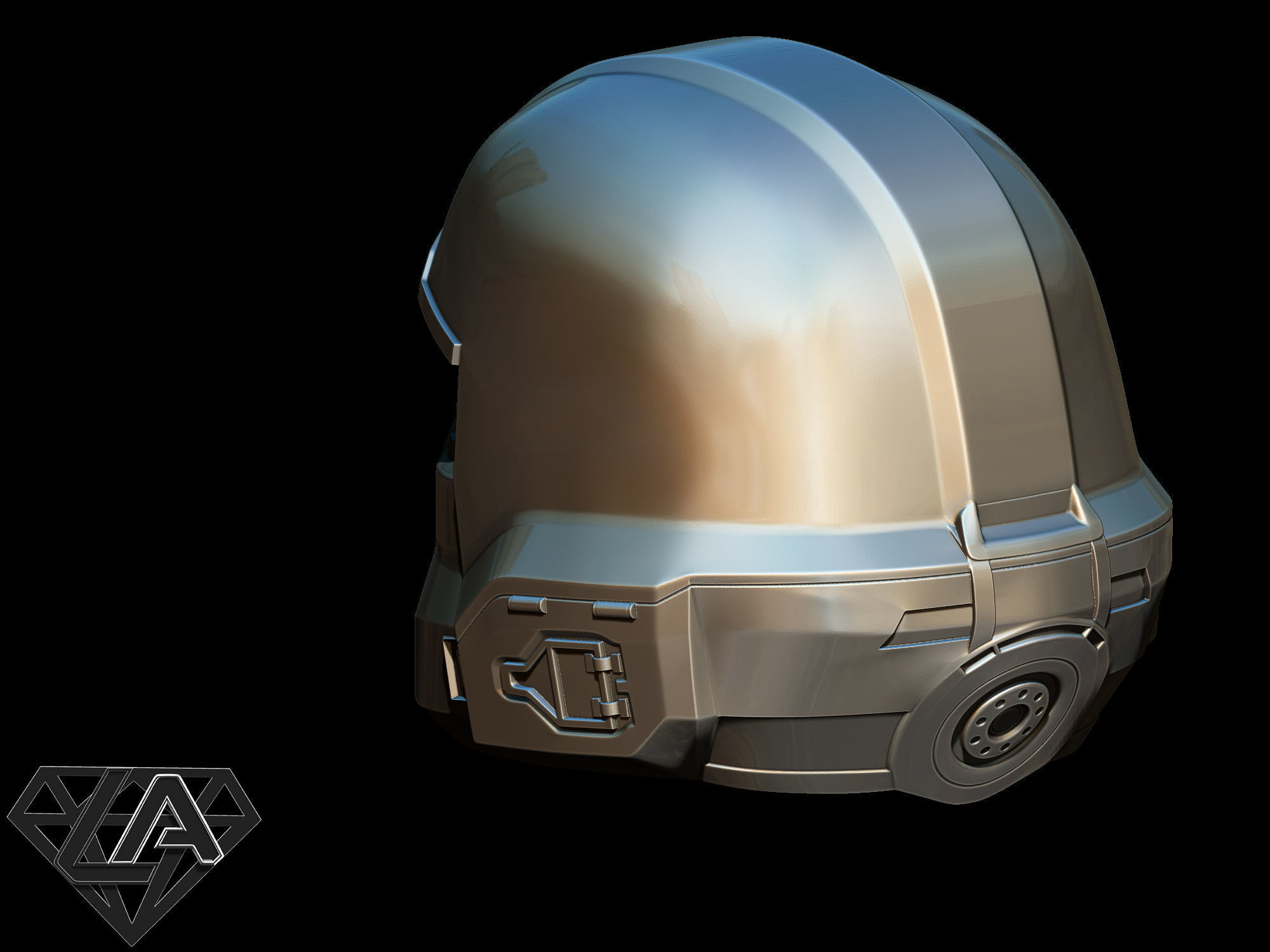 B-01 Tactical helmet 3D print model_7
