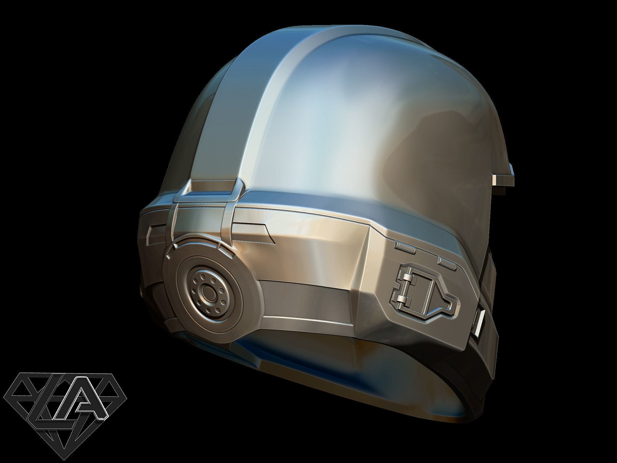 B-01 Tactical helmet 3D print model_5
