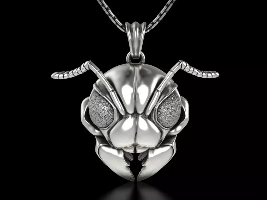 Ant Head Pendant 3D print model_0