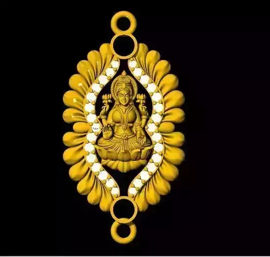 Laxmi Pendant 3dm file