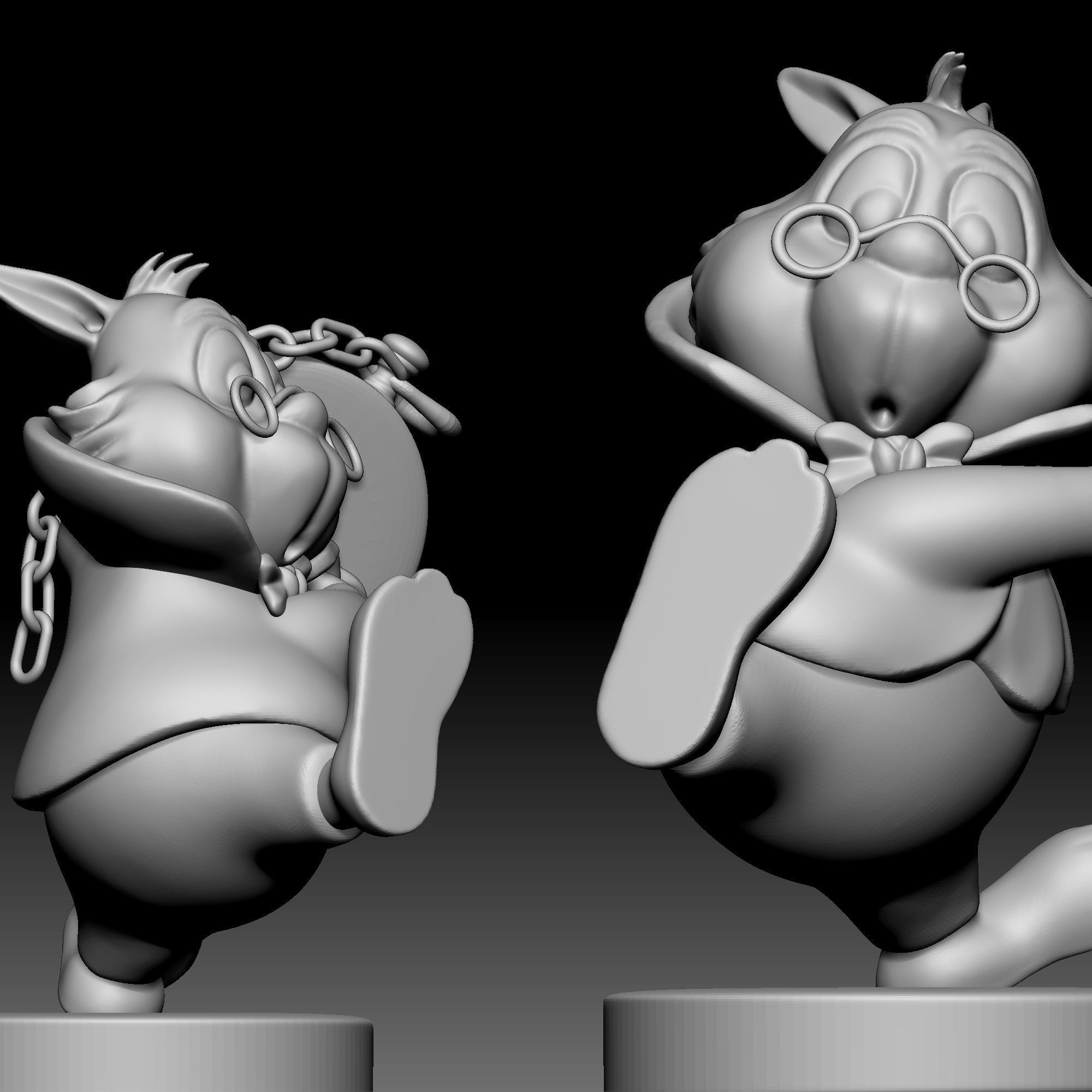 White Rabbit - Alice in Wonderland - 020 3D print model_4