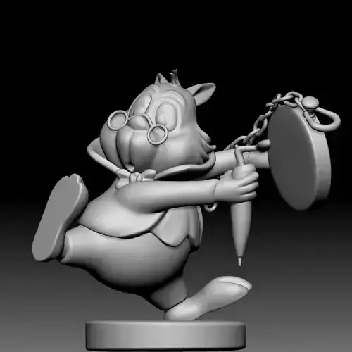 White Rabbit - Alice in Wonderland - 020 3D print model
