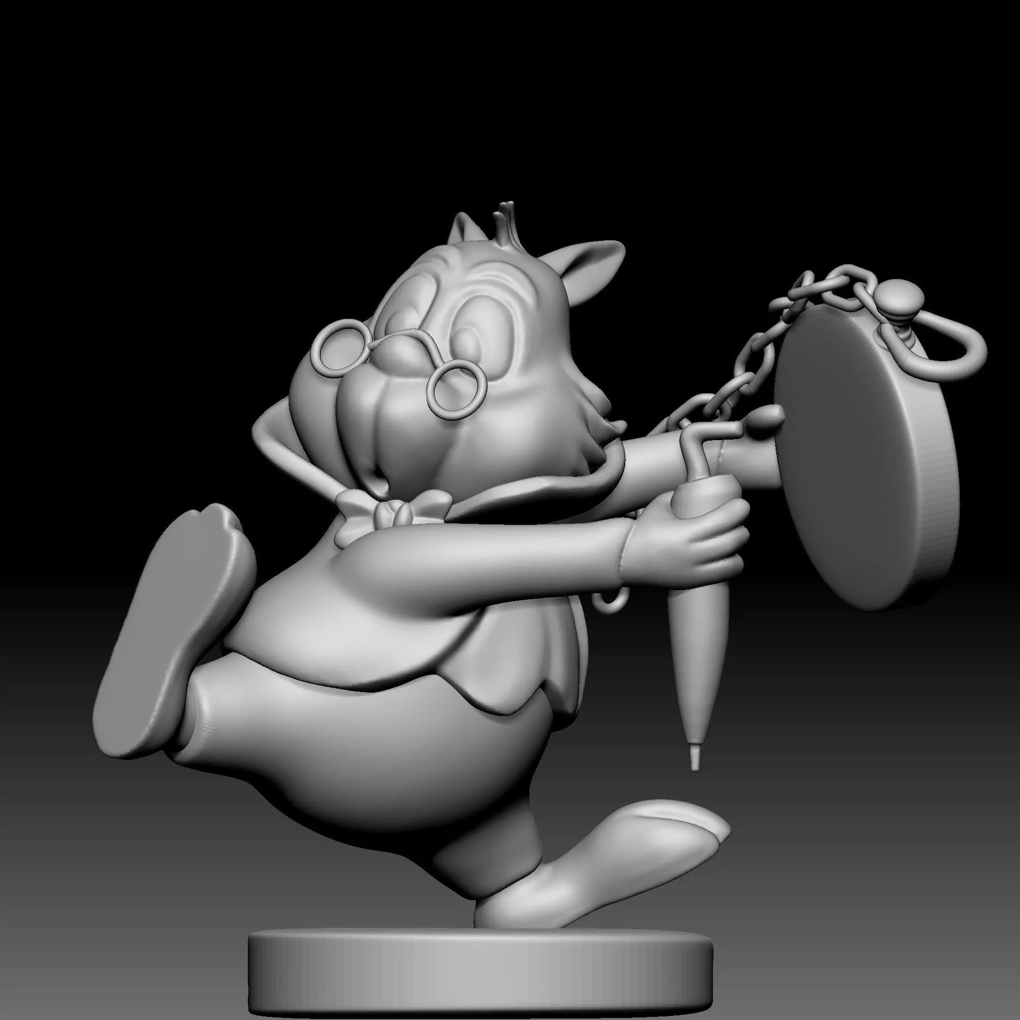 White Rabbit - Alice in Wonderland - 020 3D print model_0