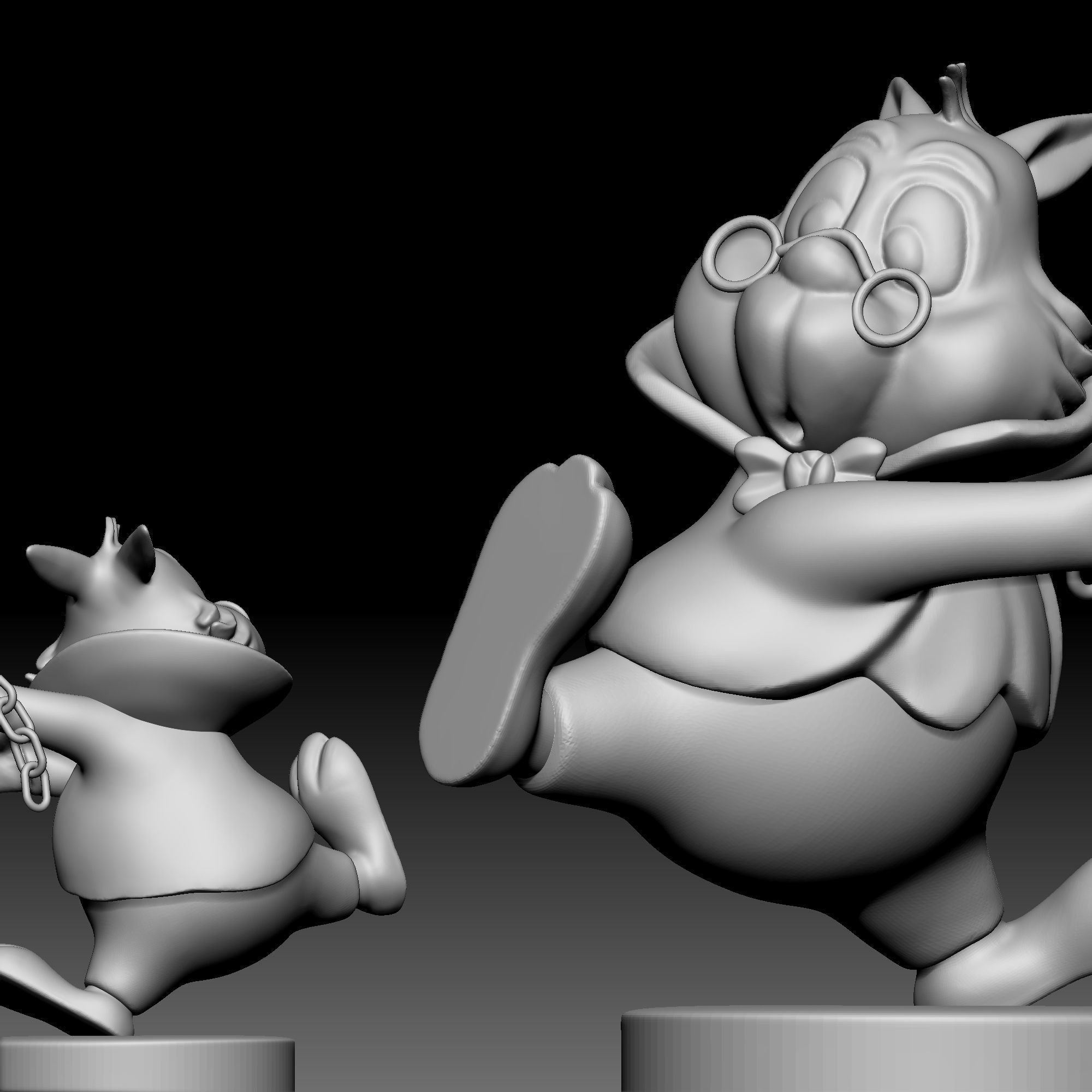 White Rabbit - Alice in Wonderland - 020 3D print model_2