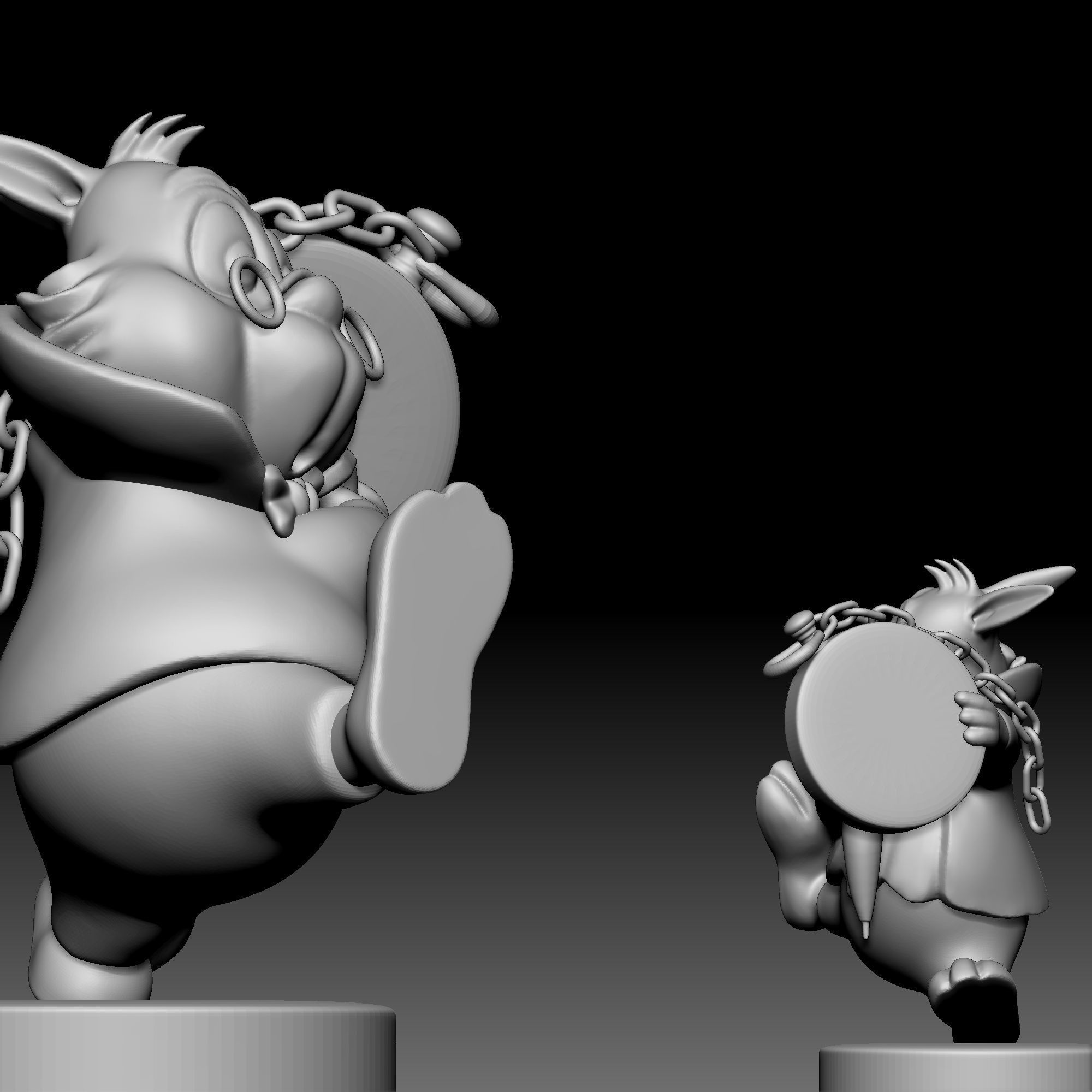 White Rabbit - Alice in Wonderland - 020 3D print model_3