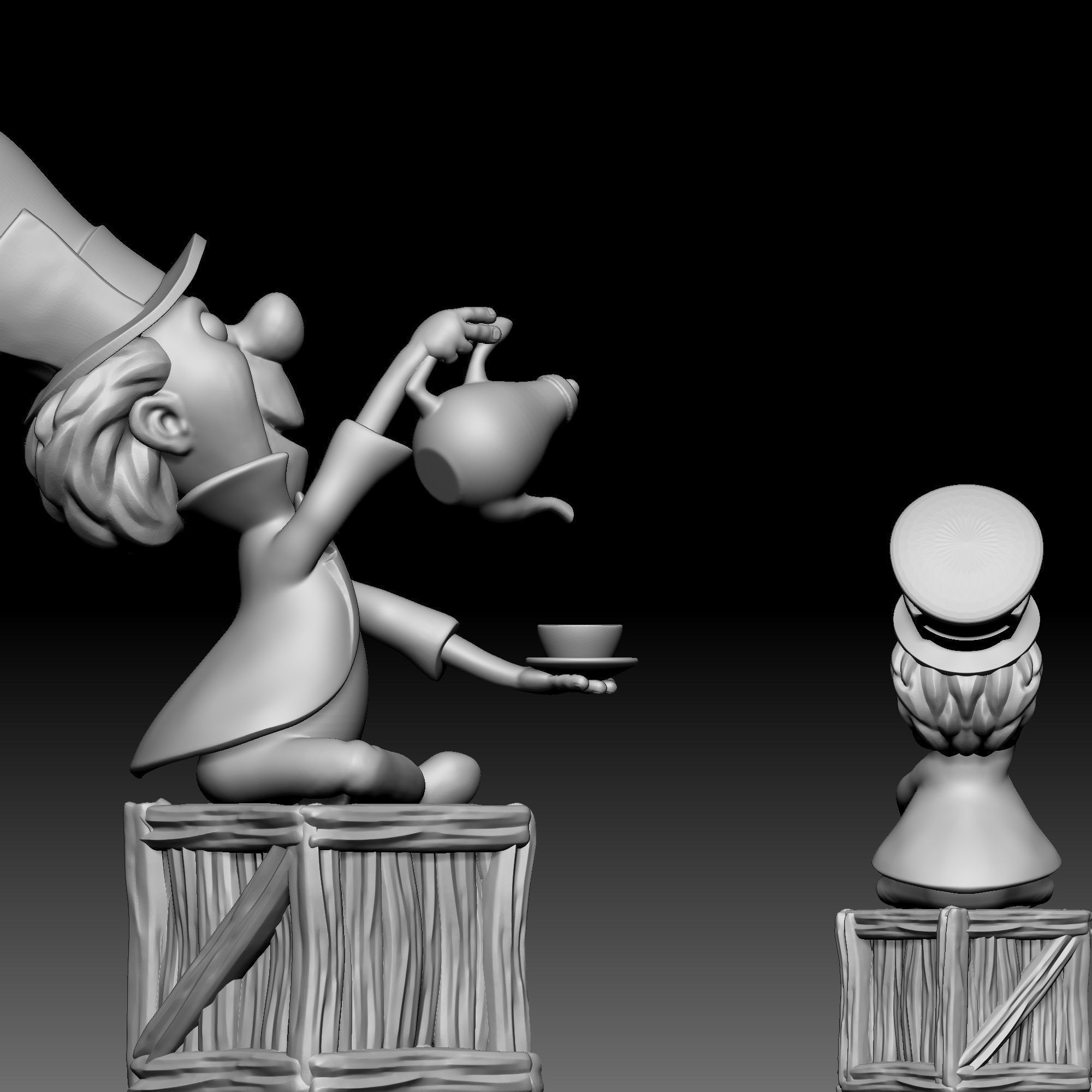 Mad Hatter - Alice in Wonderland - 010 3D print model_3