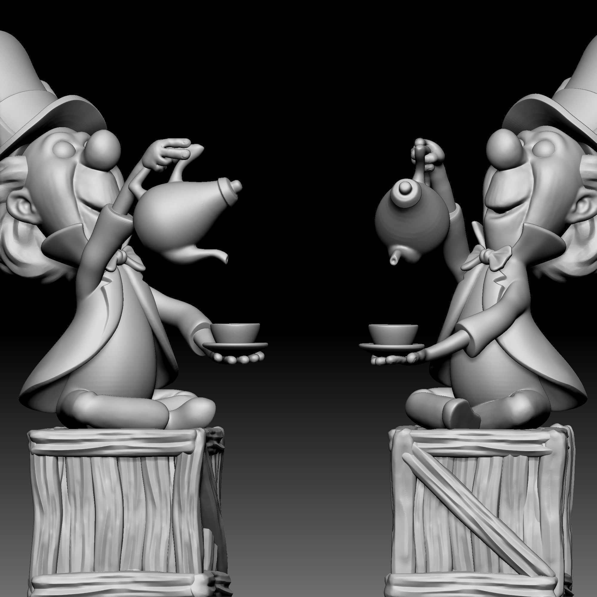 Mad Hatter - Alice in Wonderland - 010 3D print model_4
