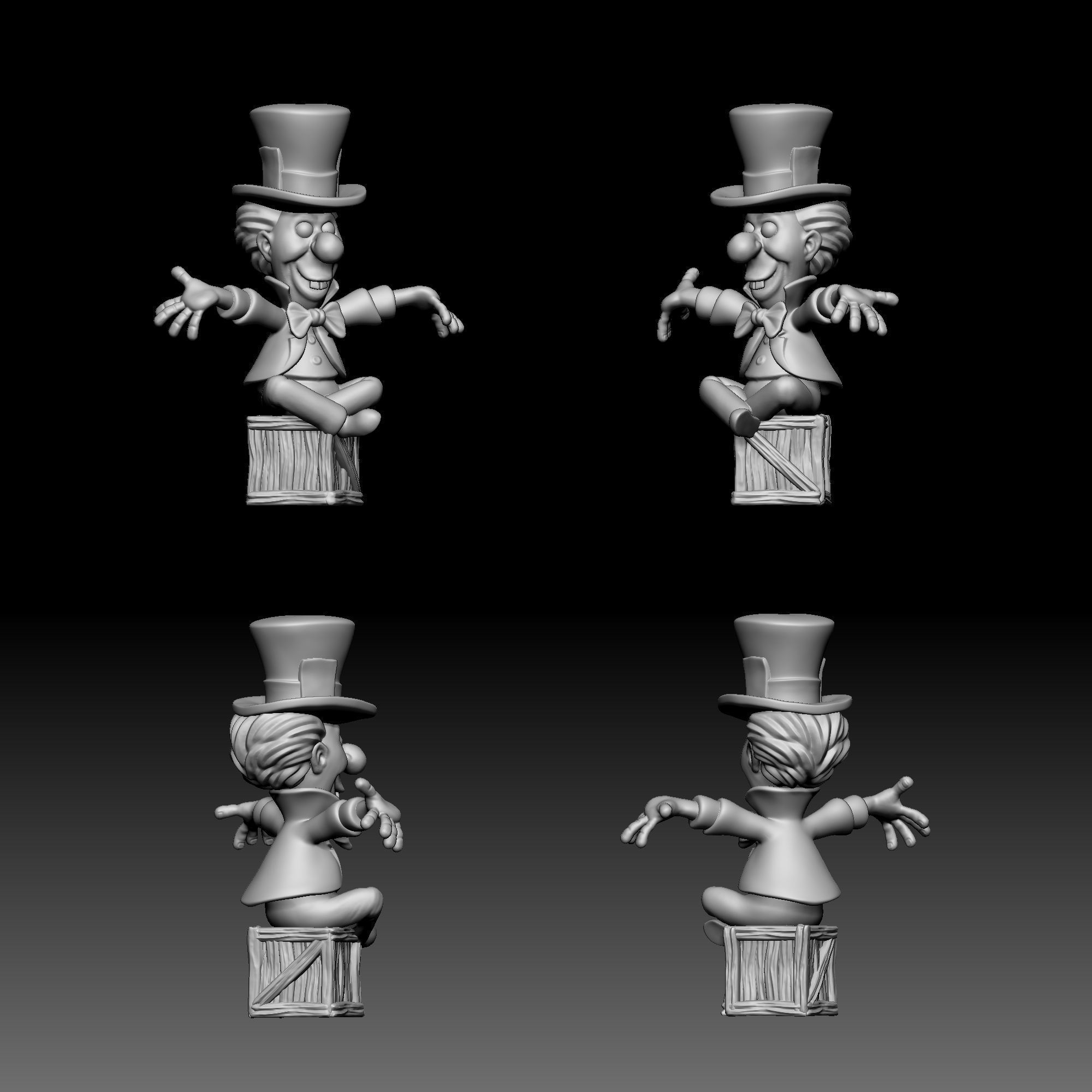 Mad Hatter - Alice in Wonderland - 020 3D print model_1