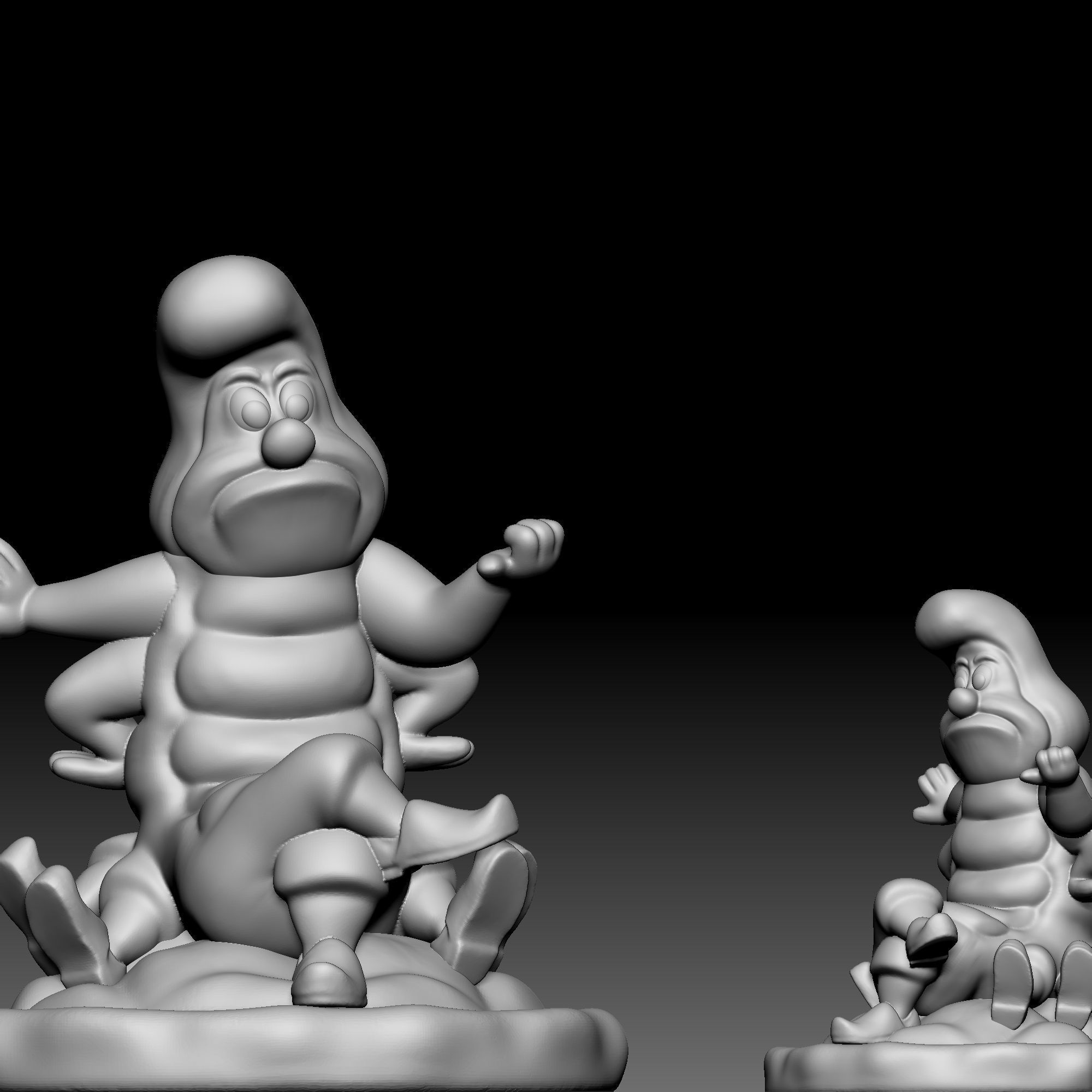 Caterpillar - Alice in Wonderland - 010 3D print model_2