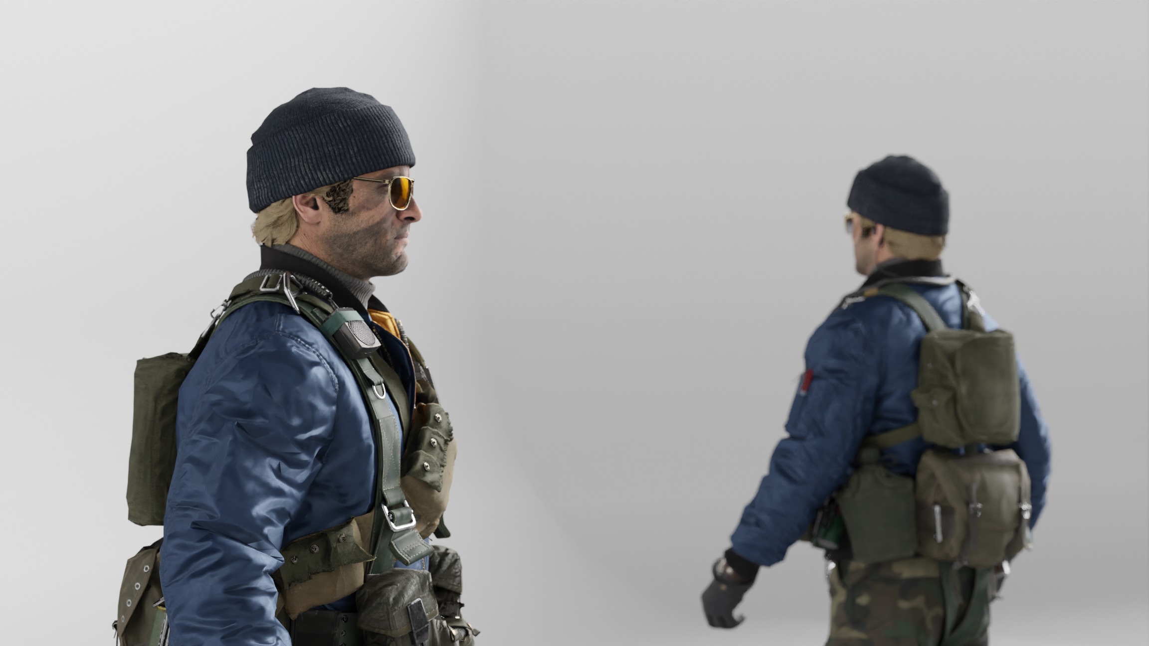RUSSELL ADLER from Call Of Duty RIGGED Low-poly 3D model_3