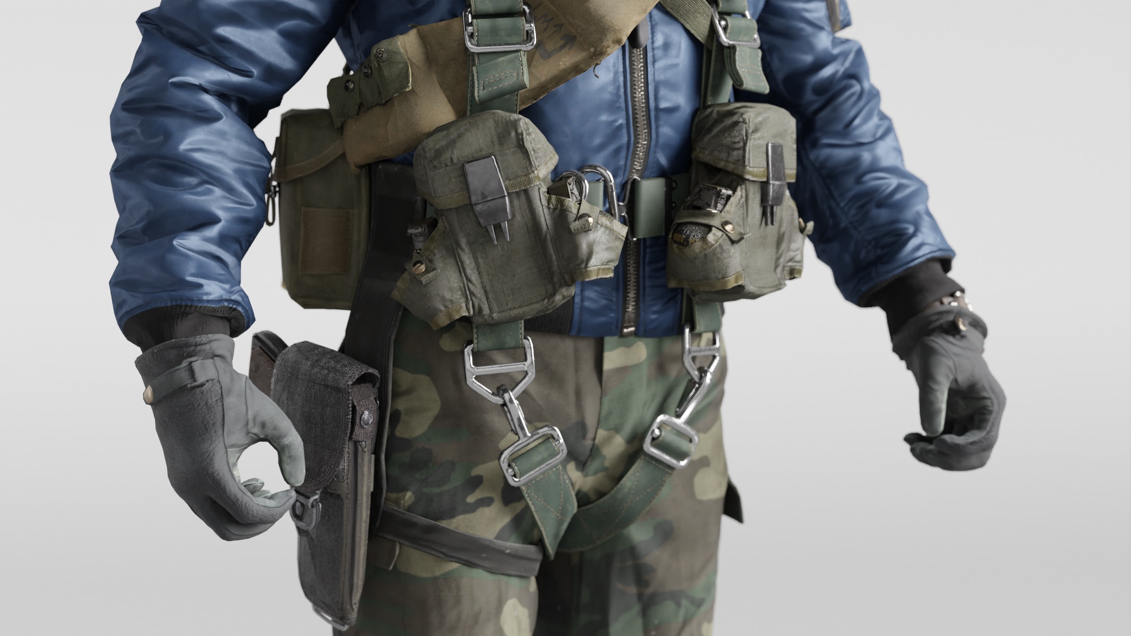 RUSSELL ADLER from Call Of Duty RIGGED Low-poly 3D model_2