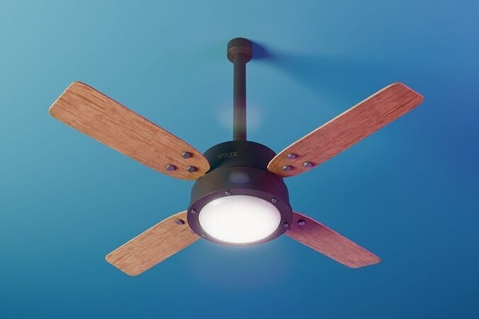 Ceiling Fan Free 3D model