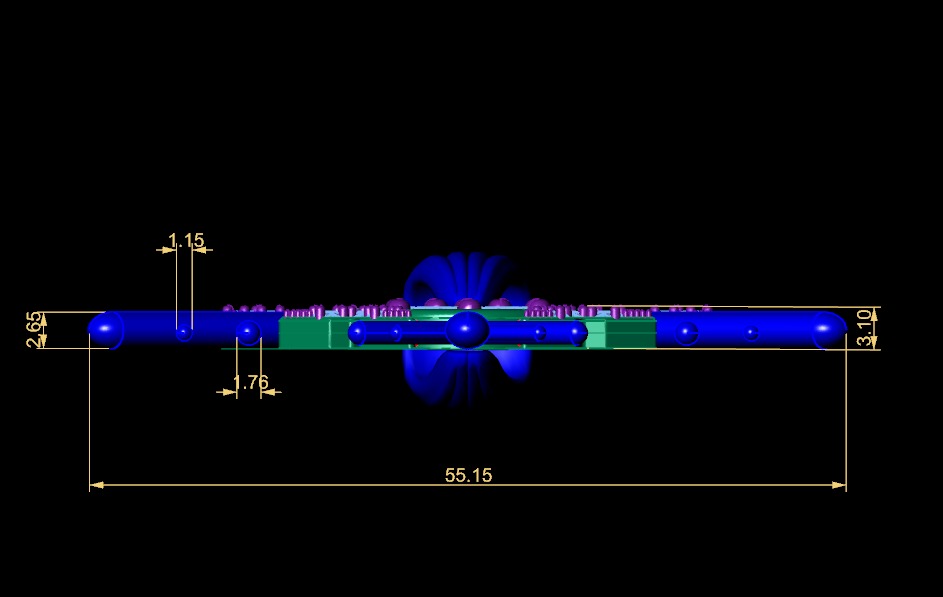 Snowflake necklace 3D print model_12