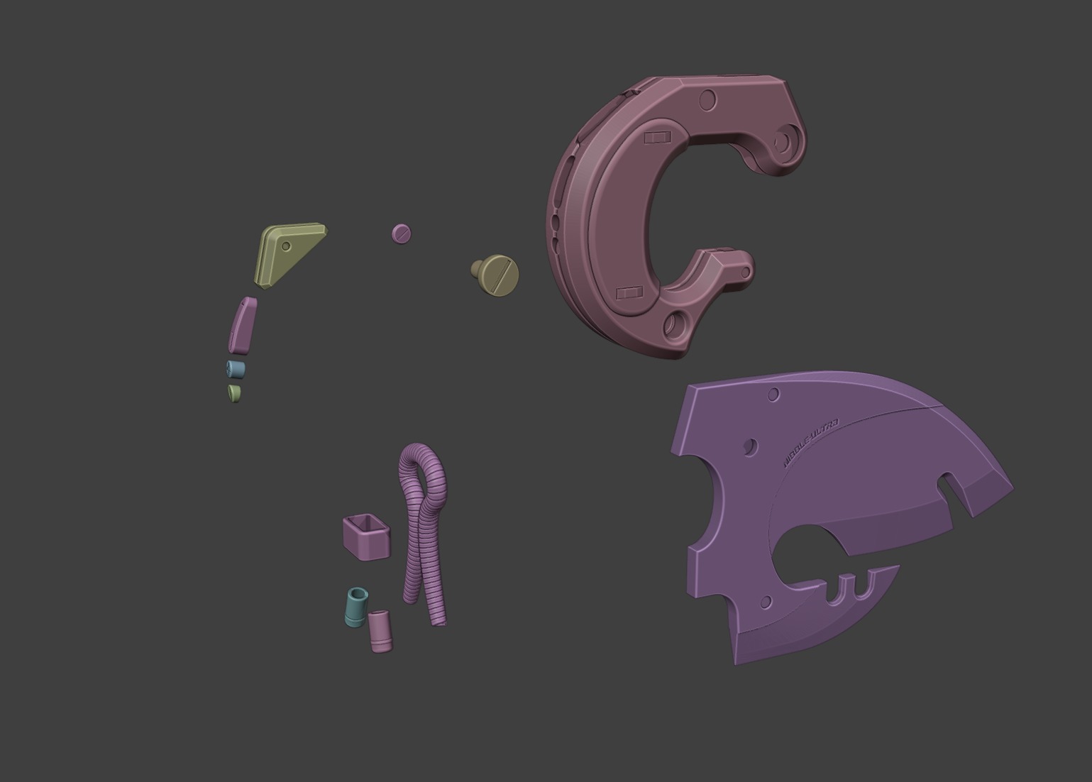 Jane Doe Knife scissors - ZZZ Zenseless Zone Zero 3D print model_7