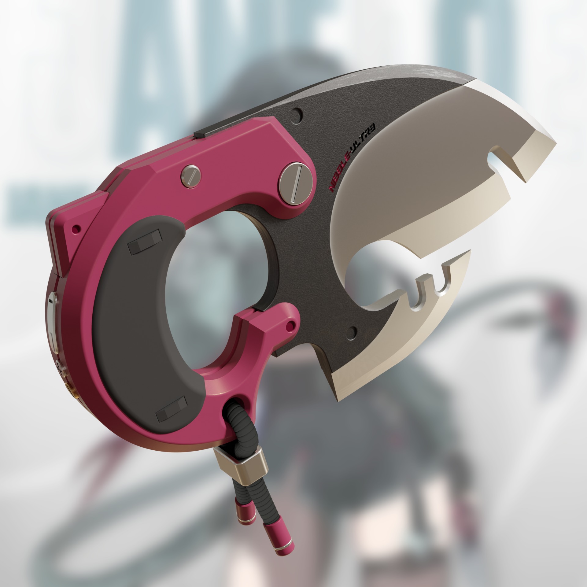 Jane Doe Knife scissors - ZZZ Zenseless Zone Zero 3D print model_1