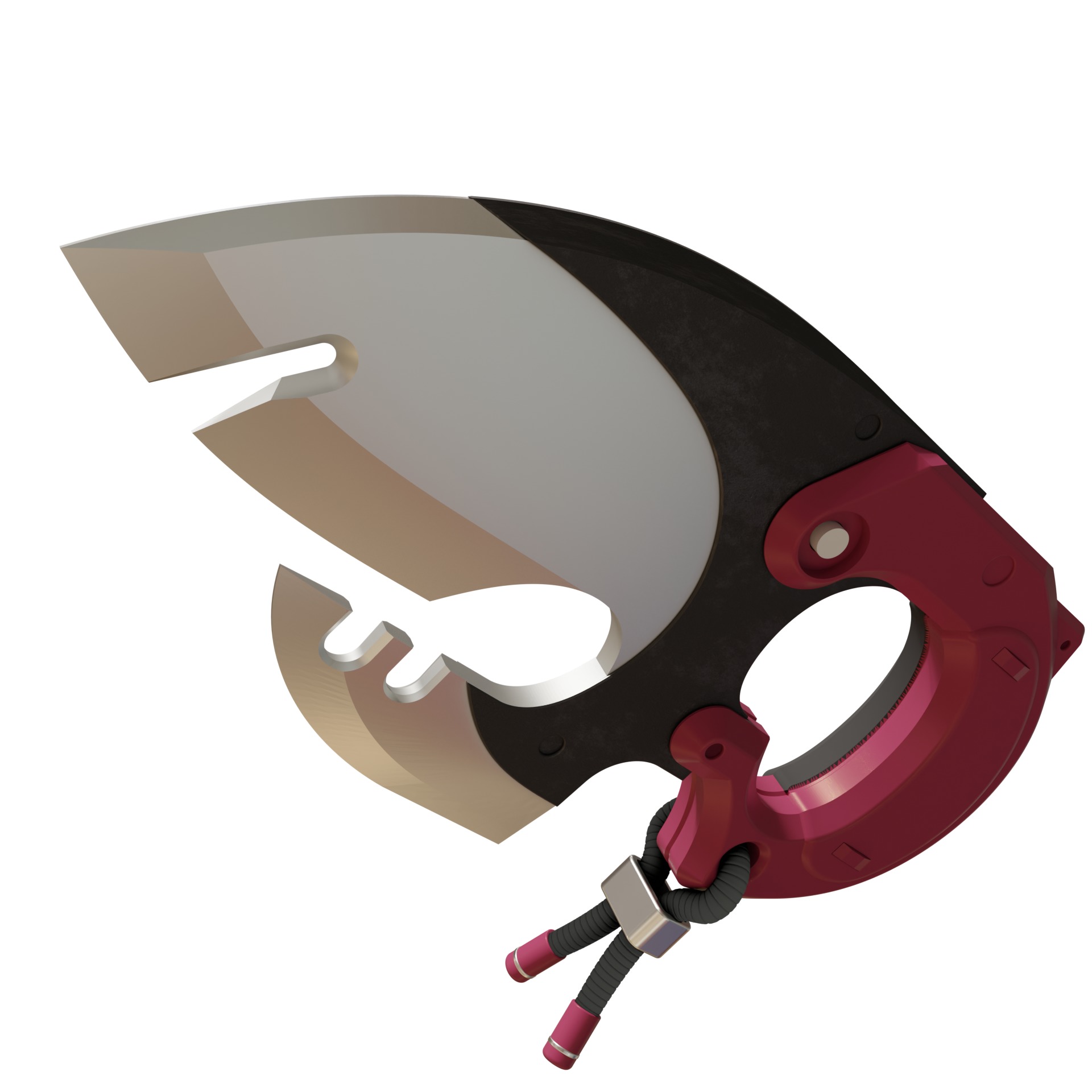 Jane Doe Knife scissors - ZZZ Zenseless Zone Zero 3D print model_4