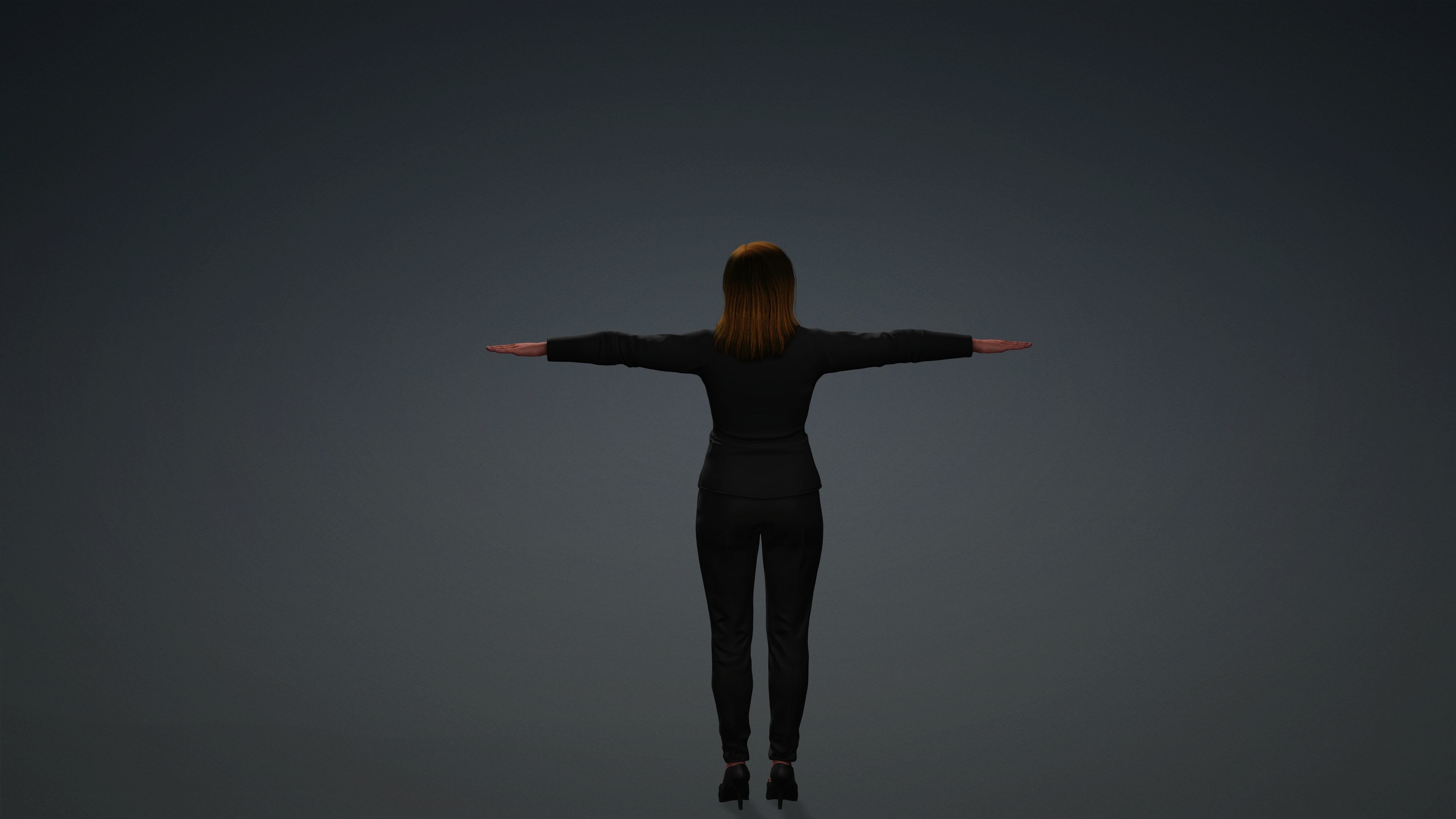 Kamala Harris Hyper Realistic Fully Rigged 3D Character 3D model_5