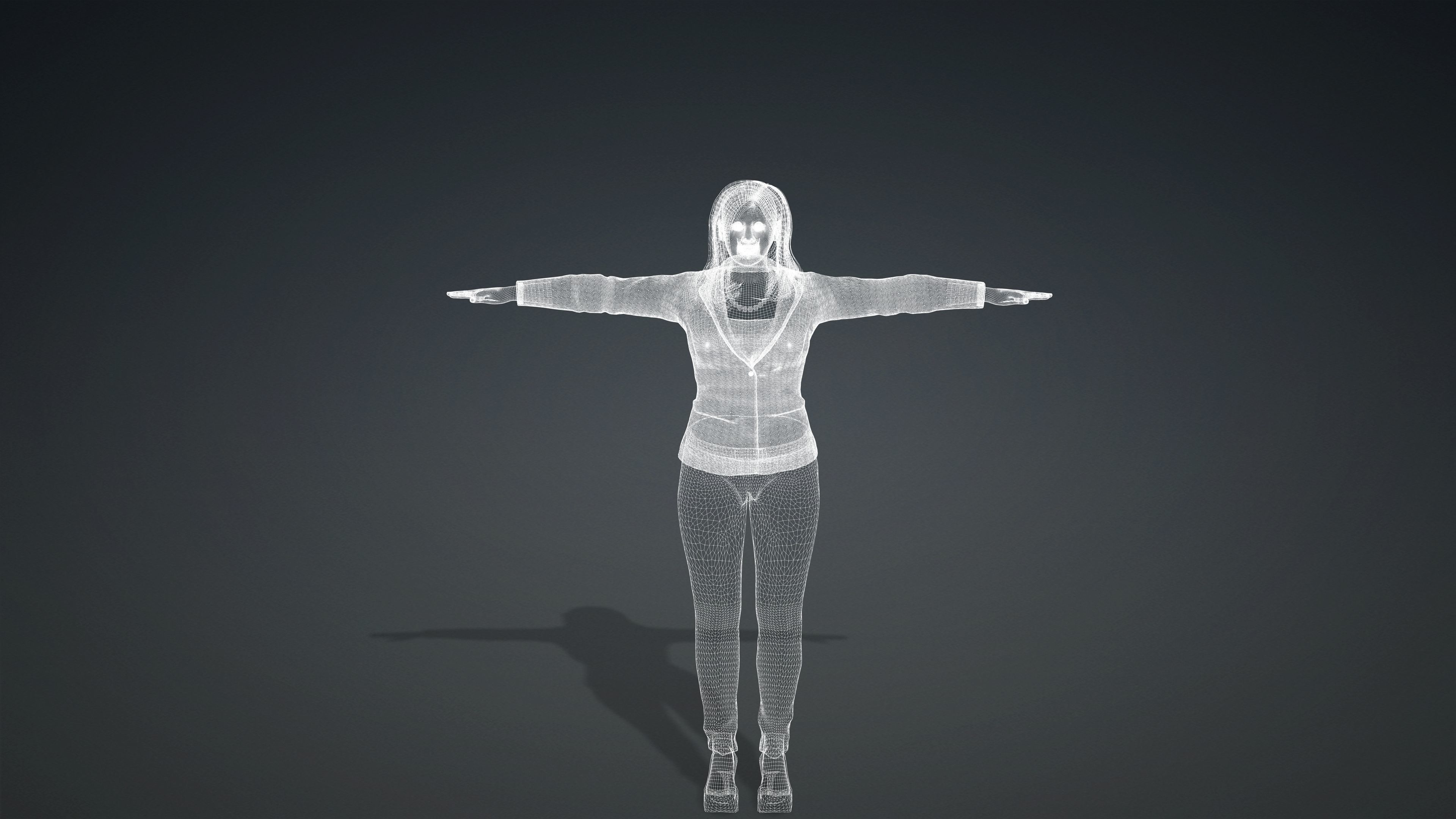 Kamala Harris Hyper Realistic Fully Rigged 3D Character 3D model_7