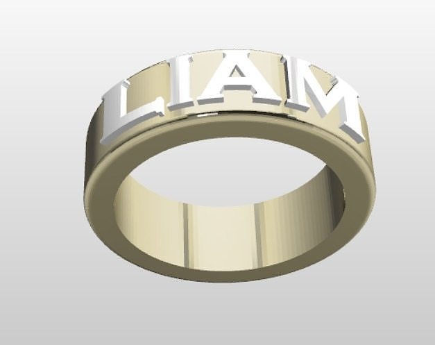 LIAM MEN RING  3D print model