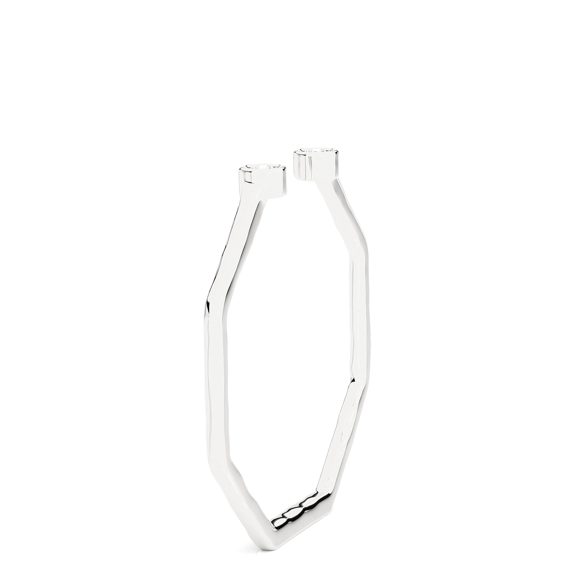 Light Minimalist Diamond Ring 3D print model_9