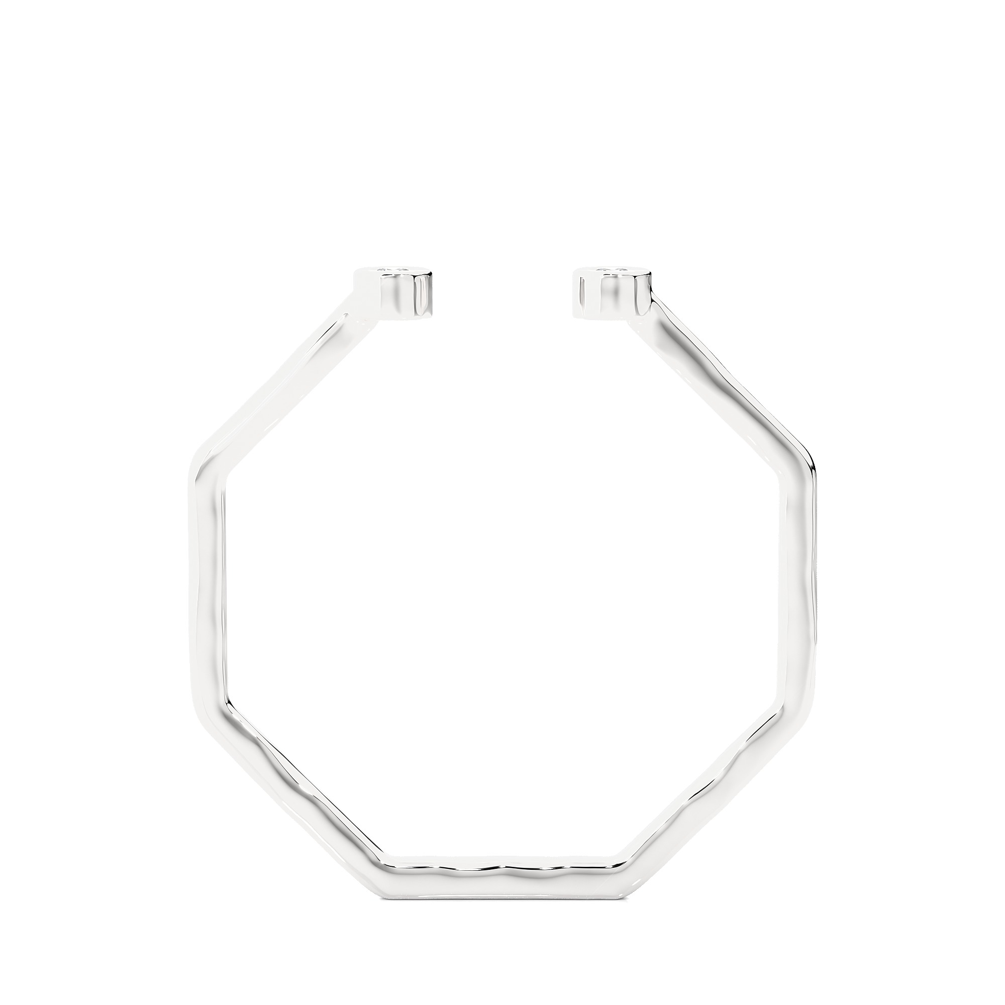 Light Minimalist Diamond Ring 3D print model_11