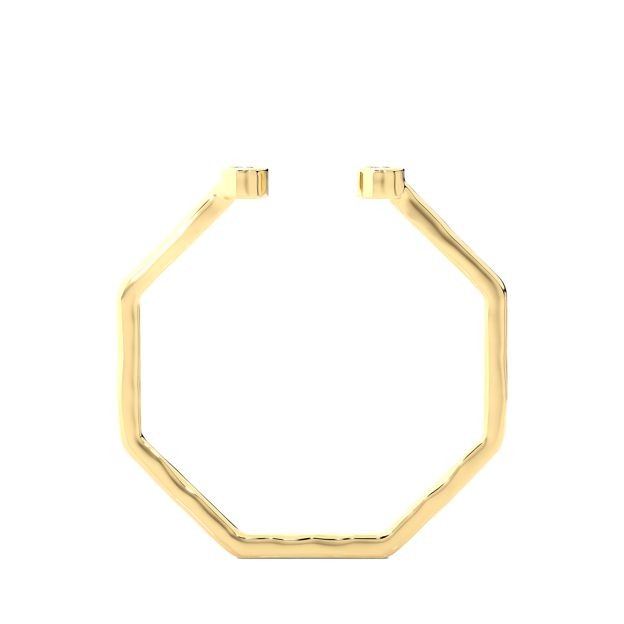 Light Minimalist Diamond Ring 3D print model_12