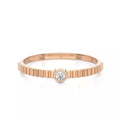 Light Minimalist Diamond Ring