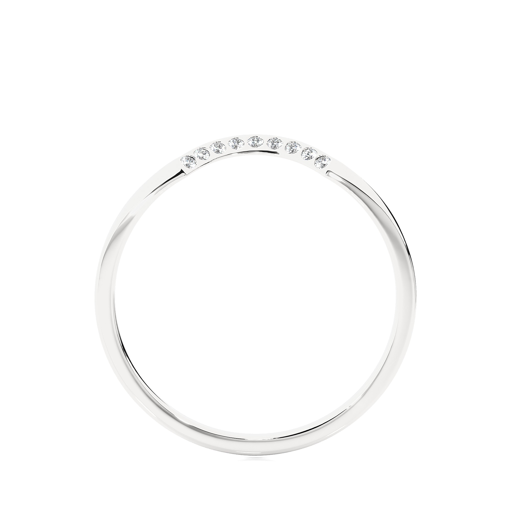 Light Minimalist Diamond Ring 3D print model_11