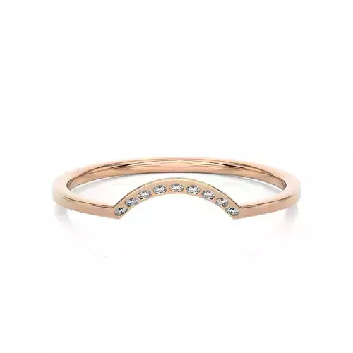 Light Minimalist Diamond Ring