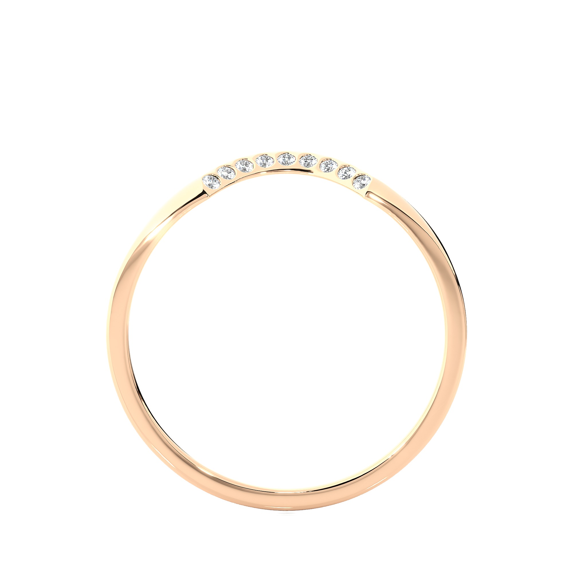 Light Minimalist Diamond Ring 3D print model_10