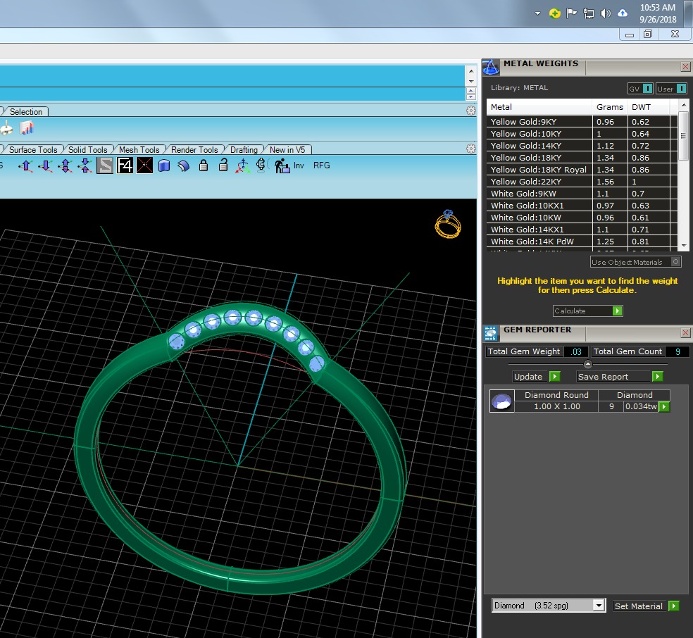Light Minimalist Diamond Ring 3D print model_5