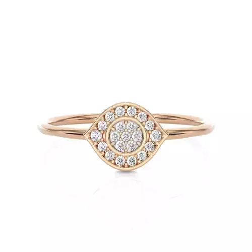 Light Minimalist Diamond Ring