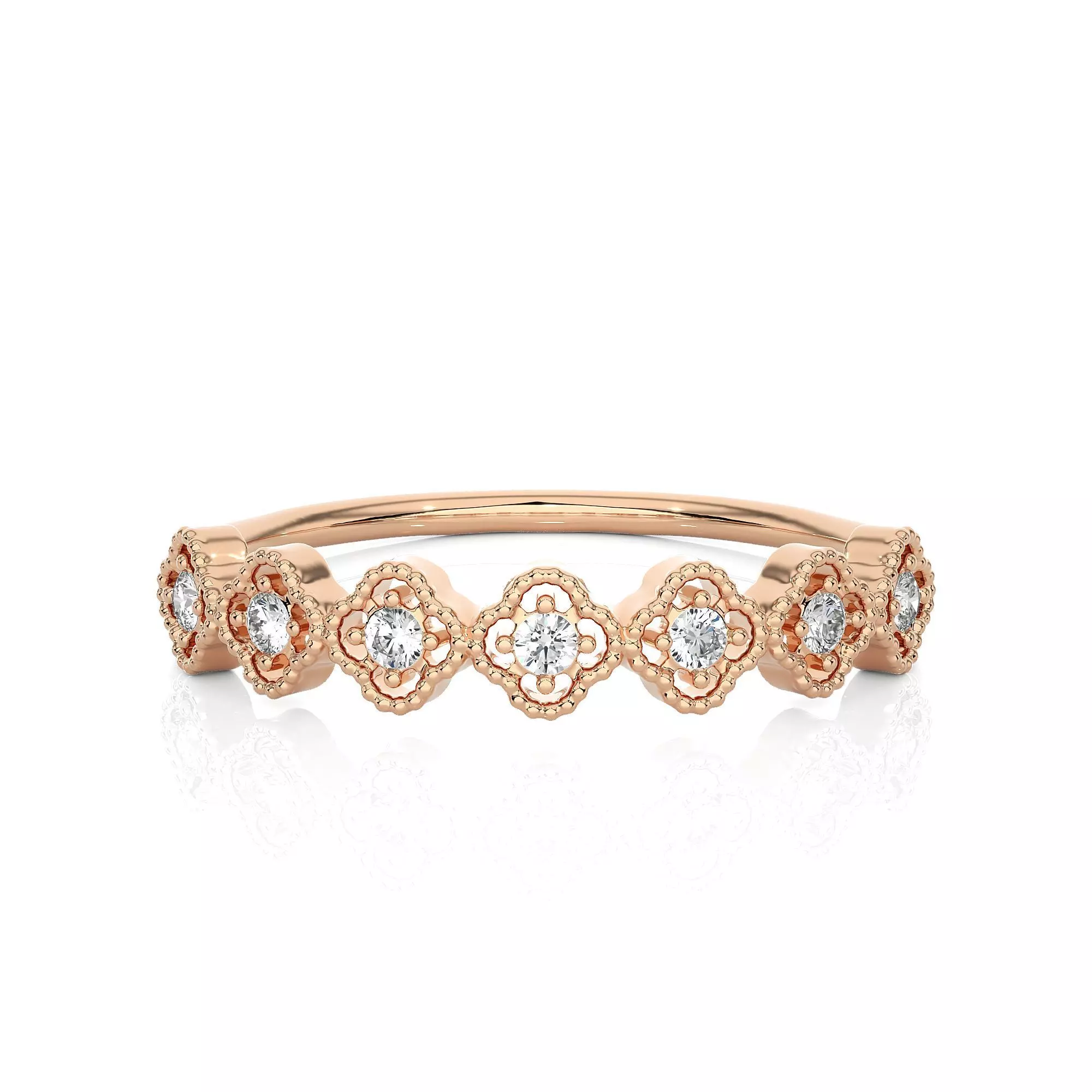 Light Minimalist Diamond Ring 3D print model_0