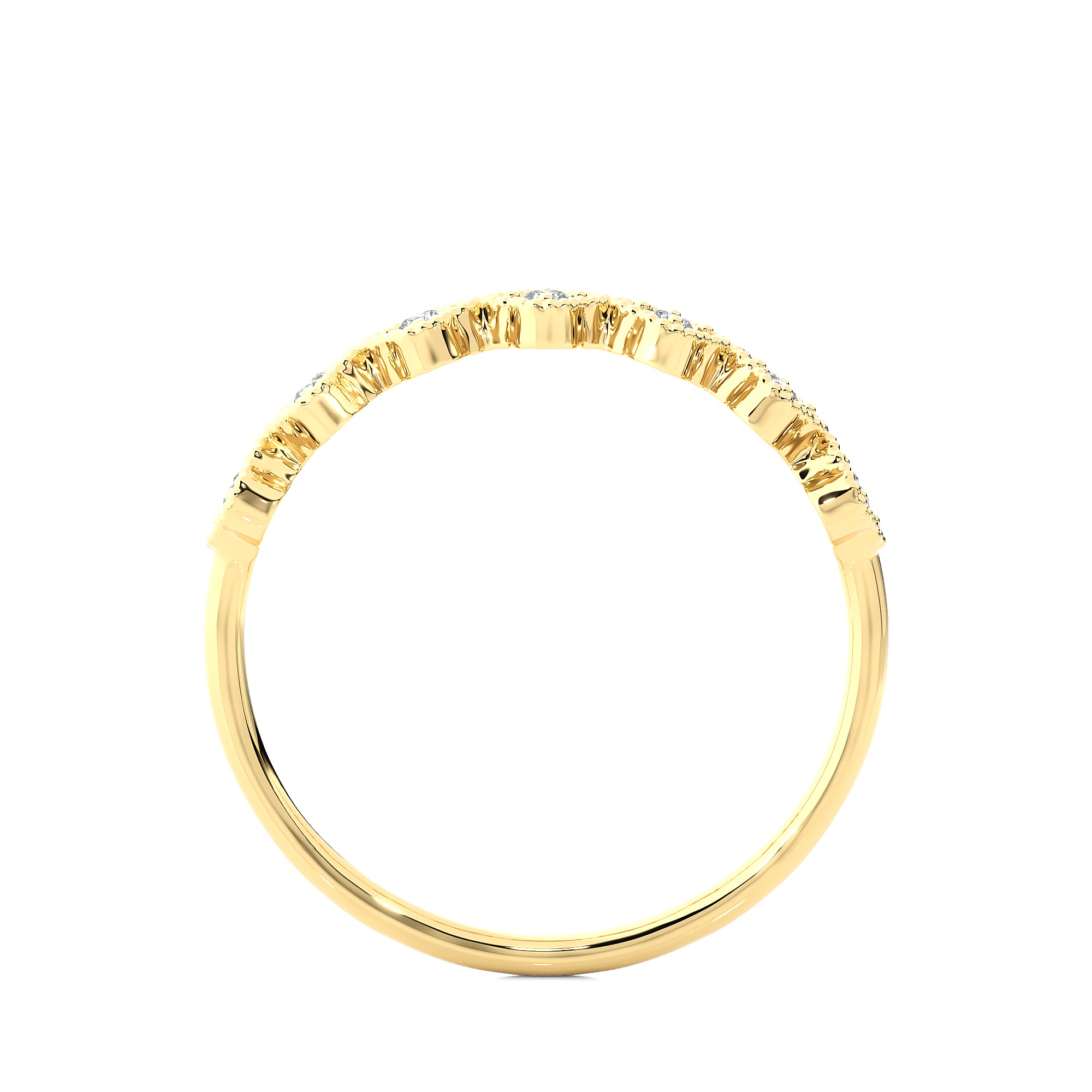 Light Minimalist Diamond Ring 3D print model_12