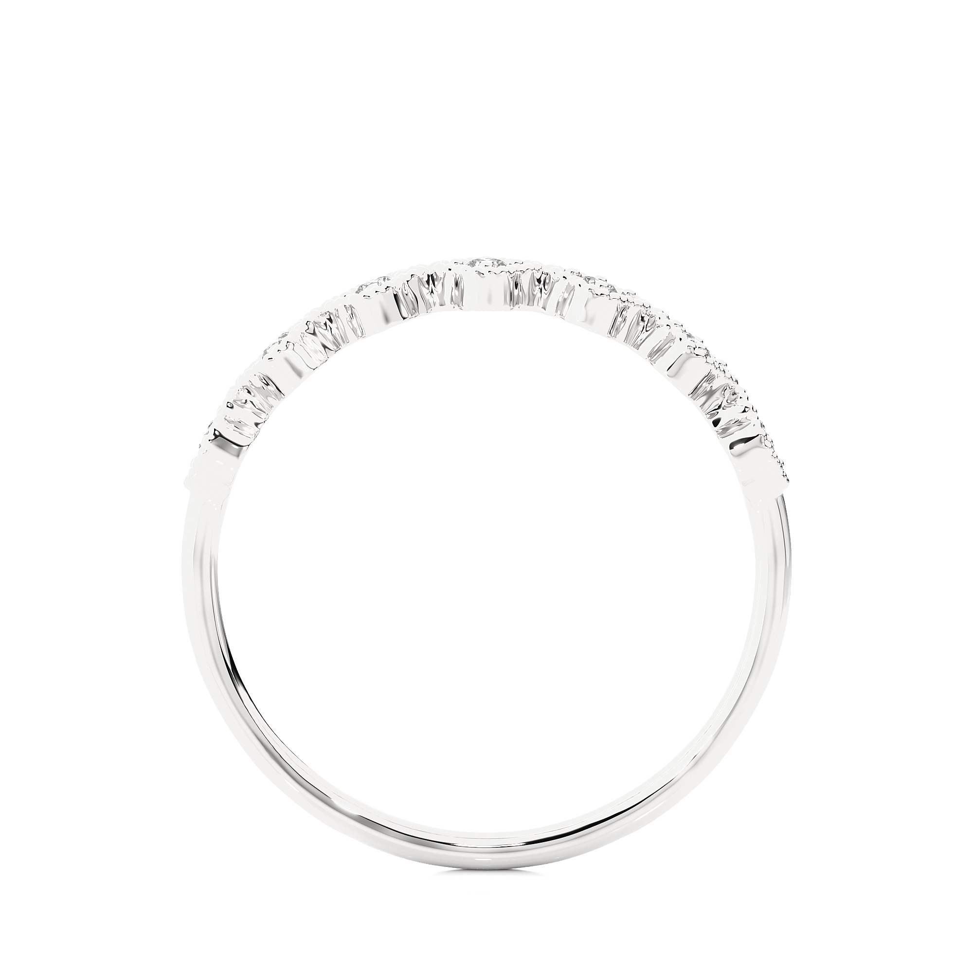 Light Minimalist Diamond Ring 3D print model_11