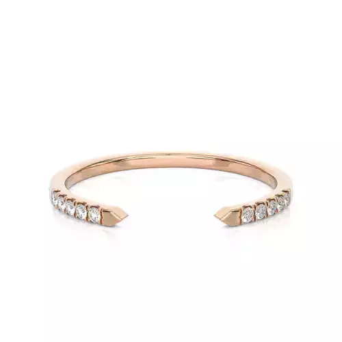 Light Minimalist Diamond Ring