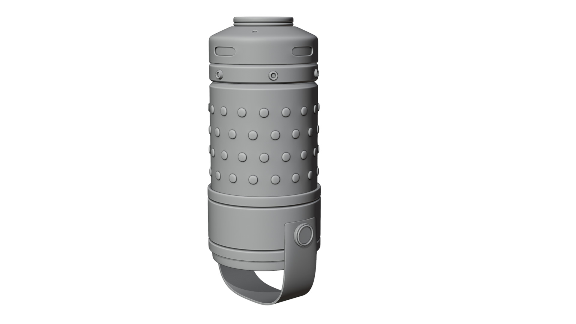 Sci-fi toon granade  Low-poly 3D model_20