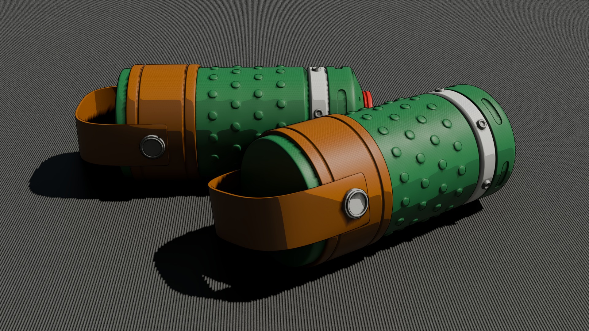 Sci-fi toon granade  Low-poly 3D model_4