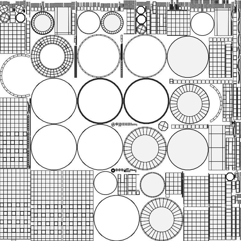 Sci-fi toon granade  Low-poly 3D model_27