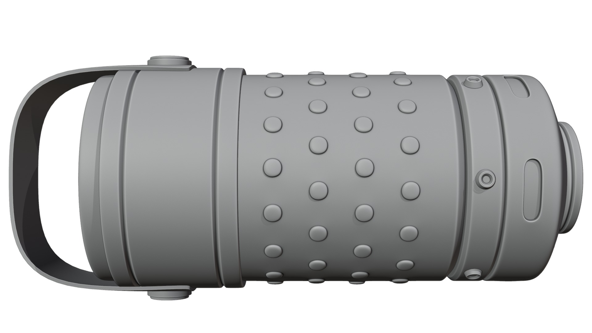 Sci-fi toon granade  Low-poly 3D model_9